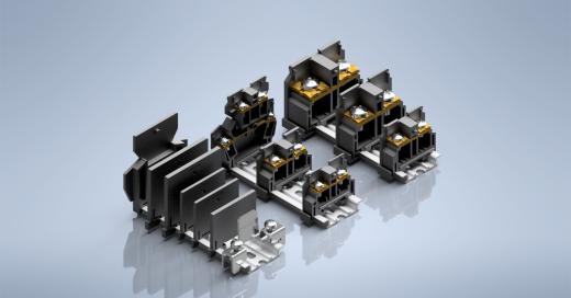 标准DIN导轨35mm安装结构接线板缩略图